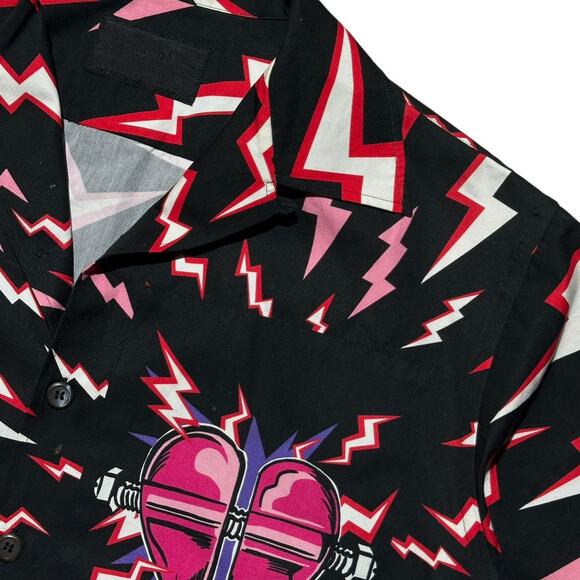 Prada 2019 Frankenstein heart lightning bolt shirt - Picture 2 of 8